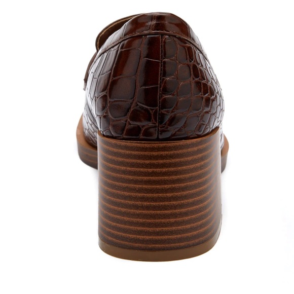 Heeled Mule with Penny Loafer Detail - Picture 5 of 5